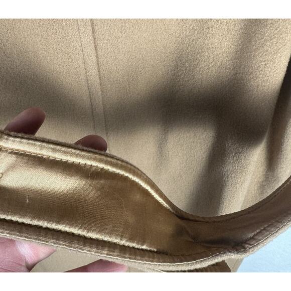 Macintosh New England 100% Wool Vintage Camel Dress Coat, Sz 10, Academia - Picture 11 of 16